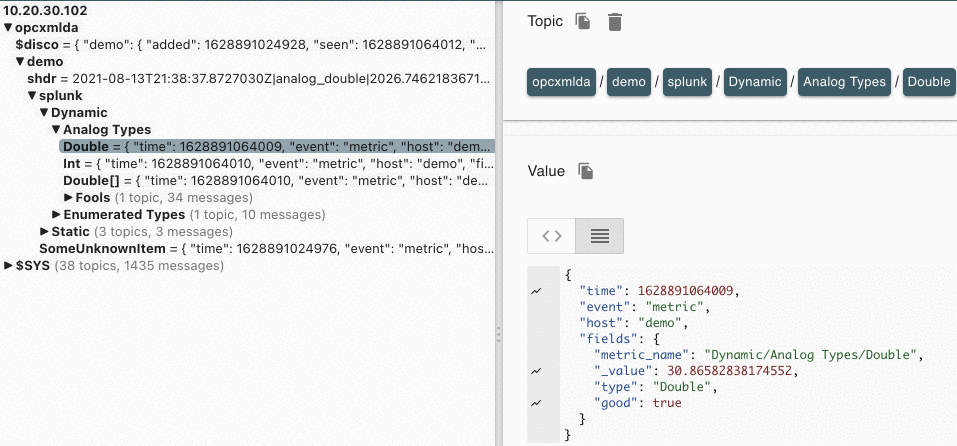 SPLUNK MQTT